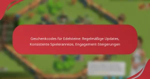 Geschenkcodes für Edelsteine: Regelmäßige Updates, Konsistente Spieleranreize, Engagement-Steigerungen