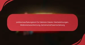 Jubiläumsaufladungsboni für Edelstein-Pakete: Feierbelohnungen, Meilensteinanerkennung, Gemeinschaftswertschätzung