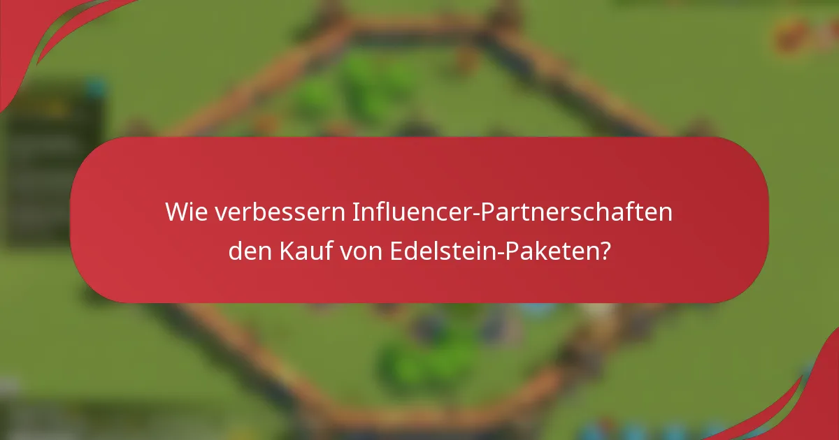 Wie verbessern Influencer-Partnerschaften den Kauf von Edelstein-Paketen?